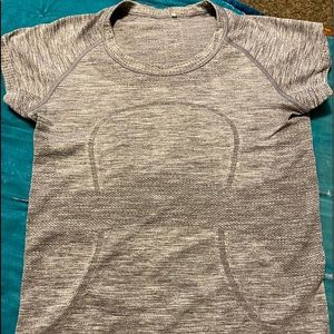 Lululemon Grey Swiftly Short Sleeve 2.0